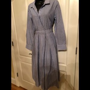 JCREW blue&white romper jumpsuit size 12